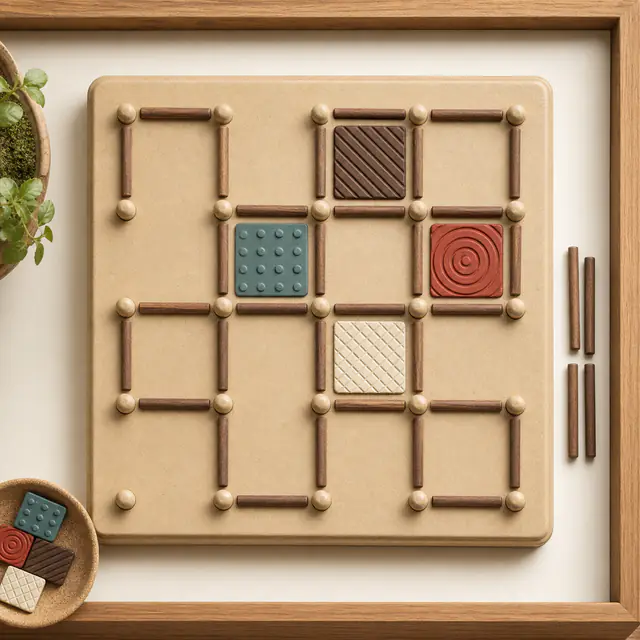 Box Makers. Claim lines. Close boxes. Share the board.