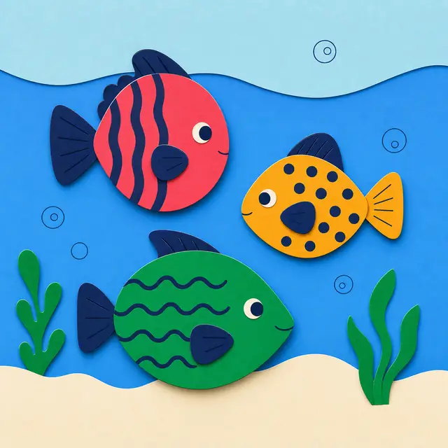 Friendly Aquarium. Touch the water. Meet friendly fish.