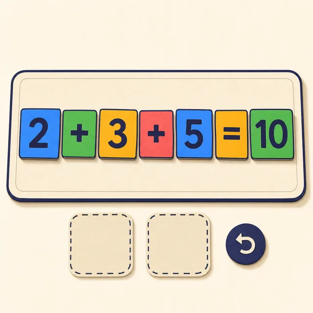 Number Forge. Shape number tiles into the target.