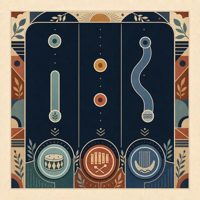 Rhythm Trails. Tap, hold, and trace the beat.