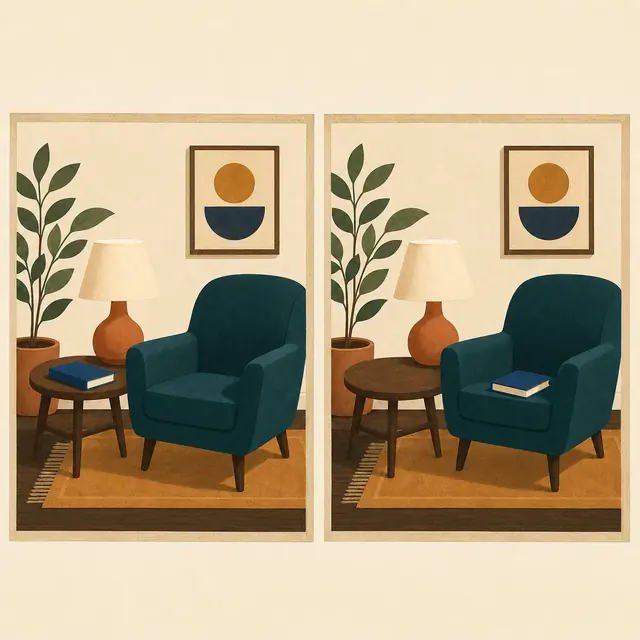 Scene Switch. Study the picture. Find the one change.